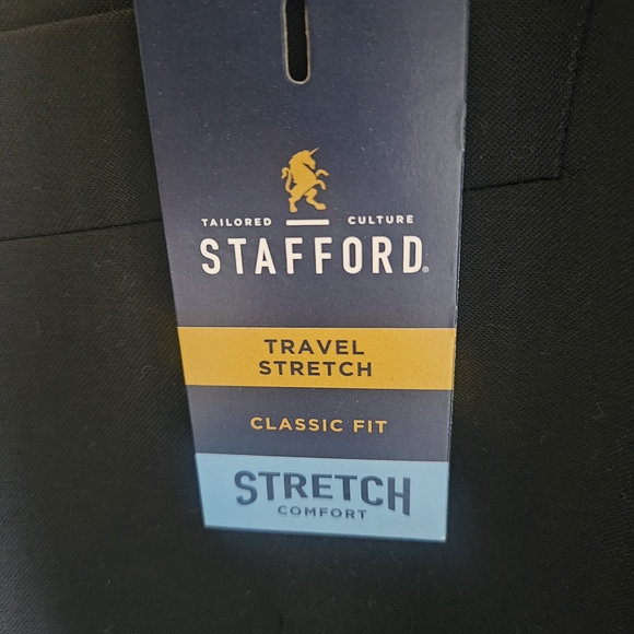 Stafford Men's Dark Blazer 52L - Picture 6 of 7